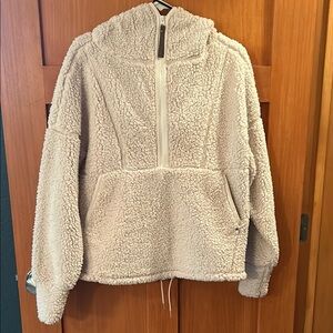 Prana Cream Sherpa Hoodie